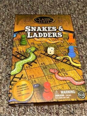 Classic Games, Snakes & Ladders Board Game, 2017, *Complete*